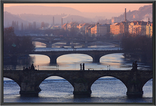 Fotografické obrazy - pražské mosty