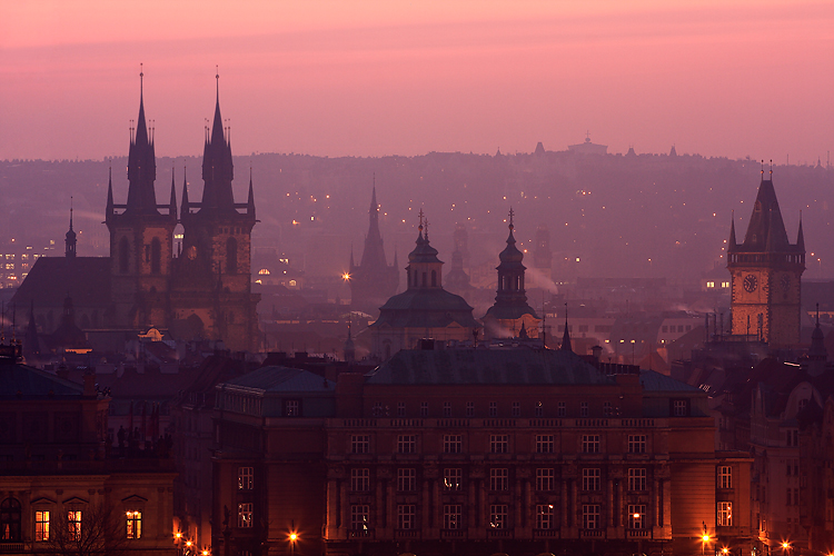 Praha a její růžová rána